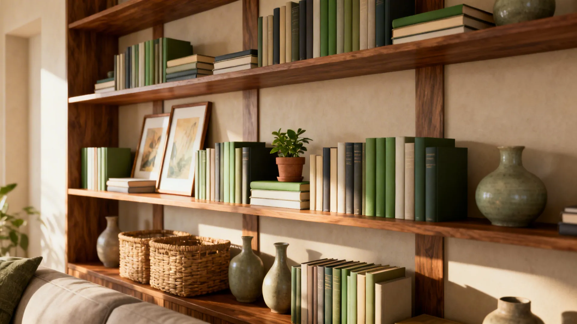 5 Stylish Ways to Style Living Room Bookshelves