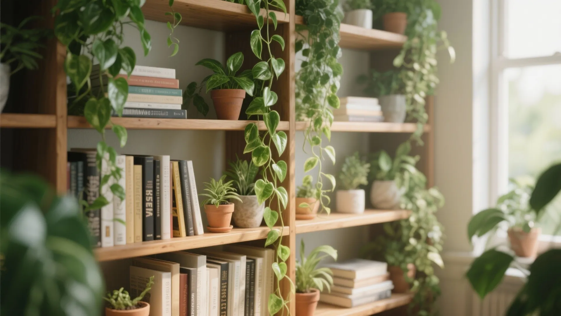 4. Green Touch with Potted Plants