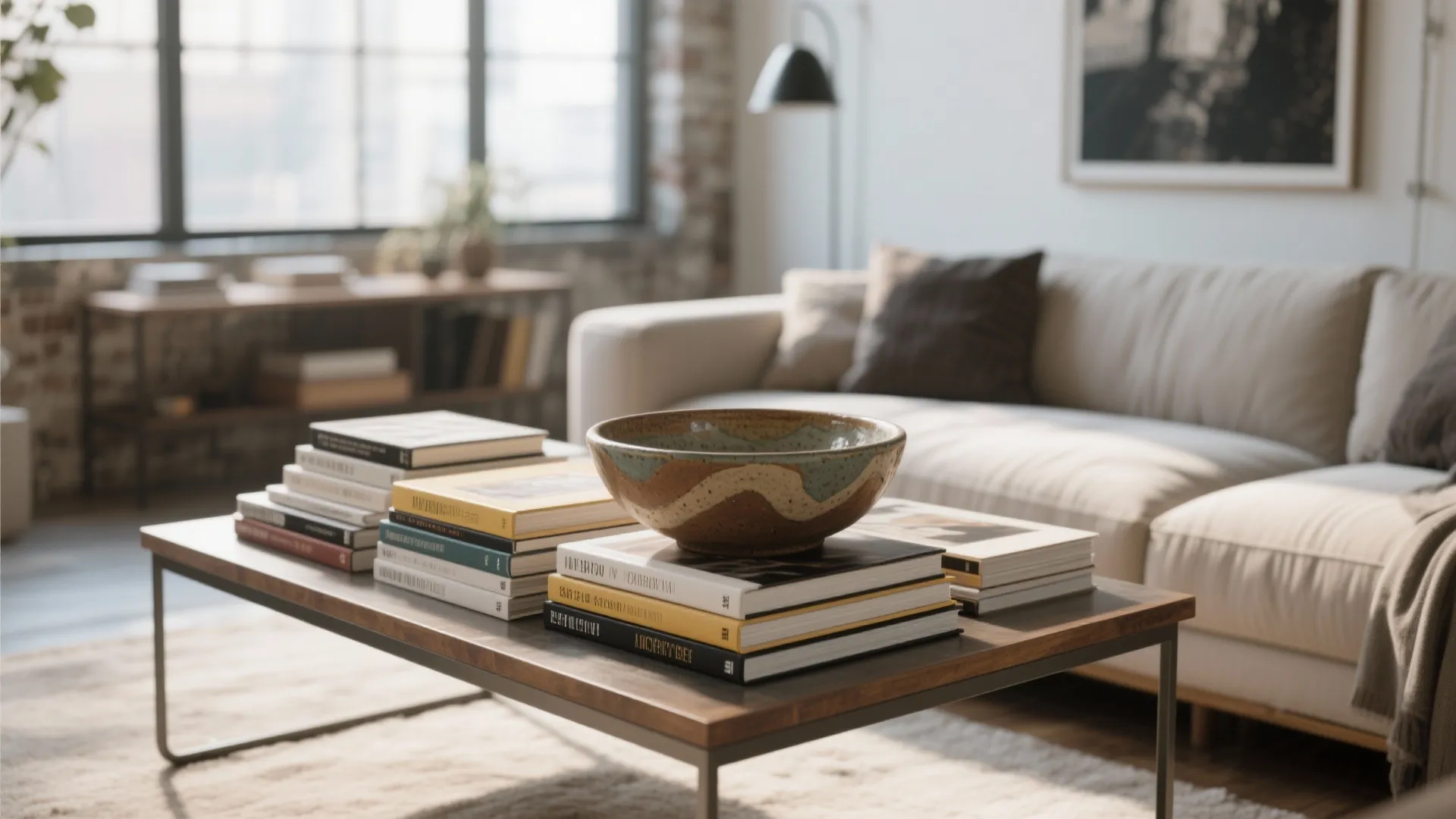 10. Curated Book Stack Styling