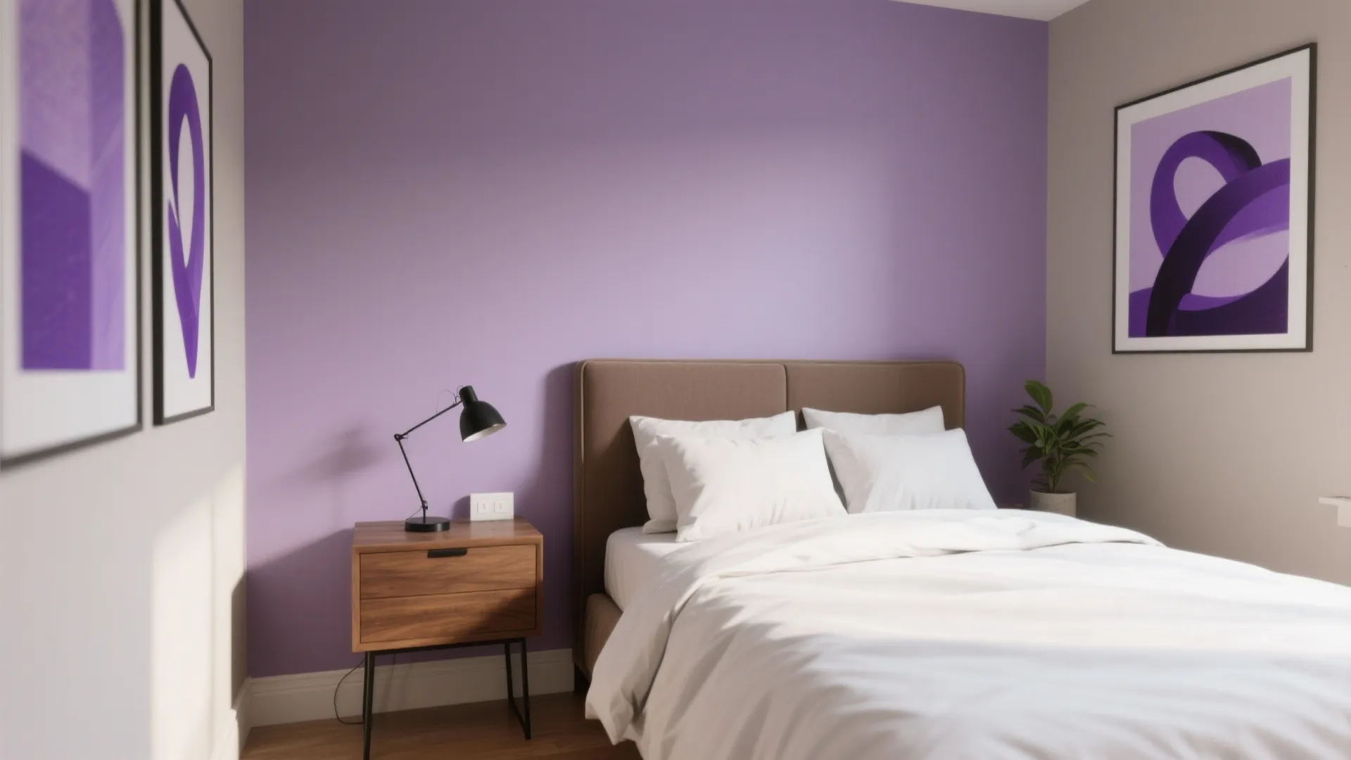 Borahae Purple + Soft Neutrals: A Calm, Iconic Palette