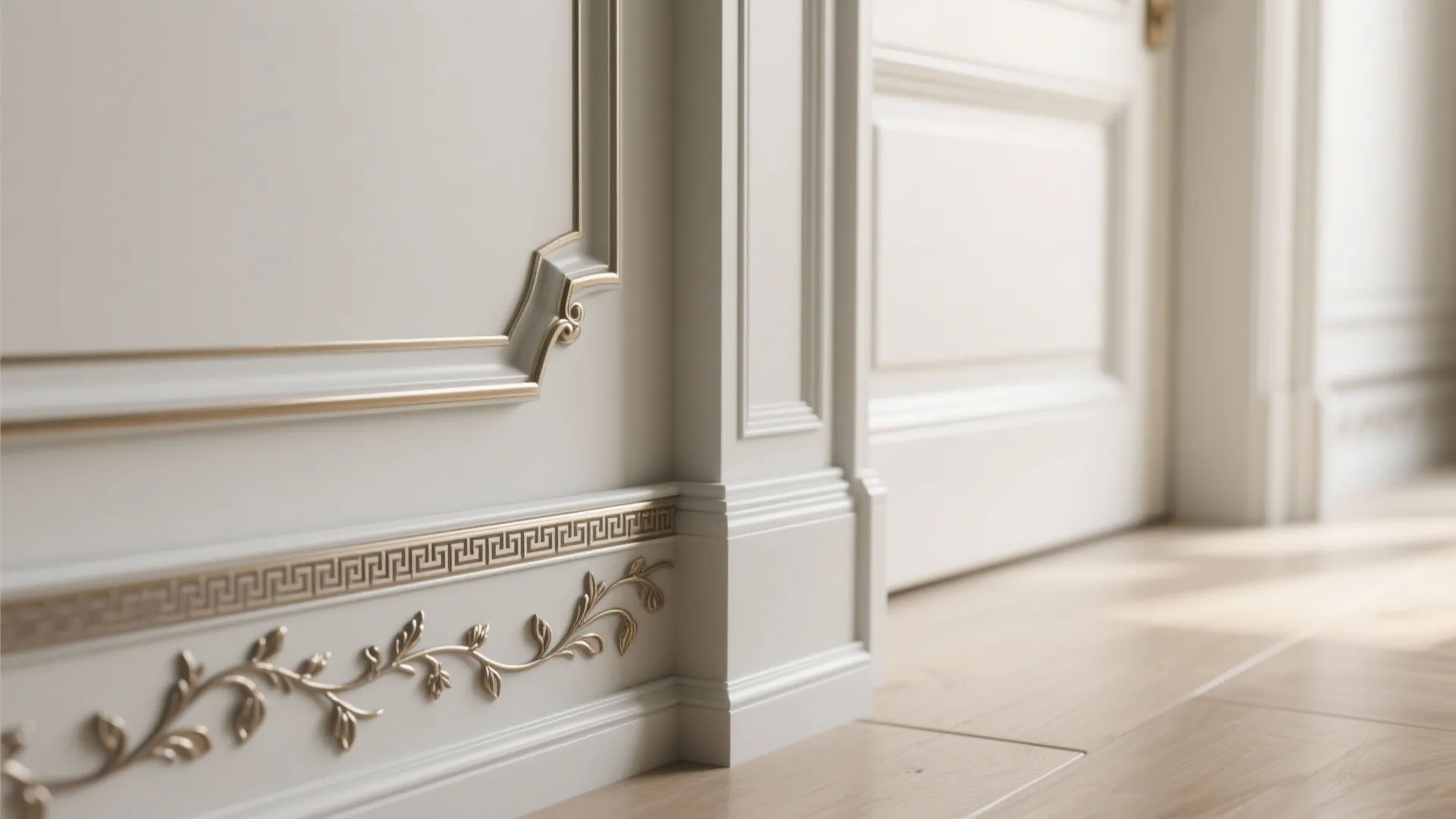 Classic Borders: Baseboards, Chair Rails, and Door Frames