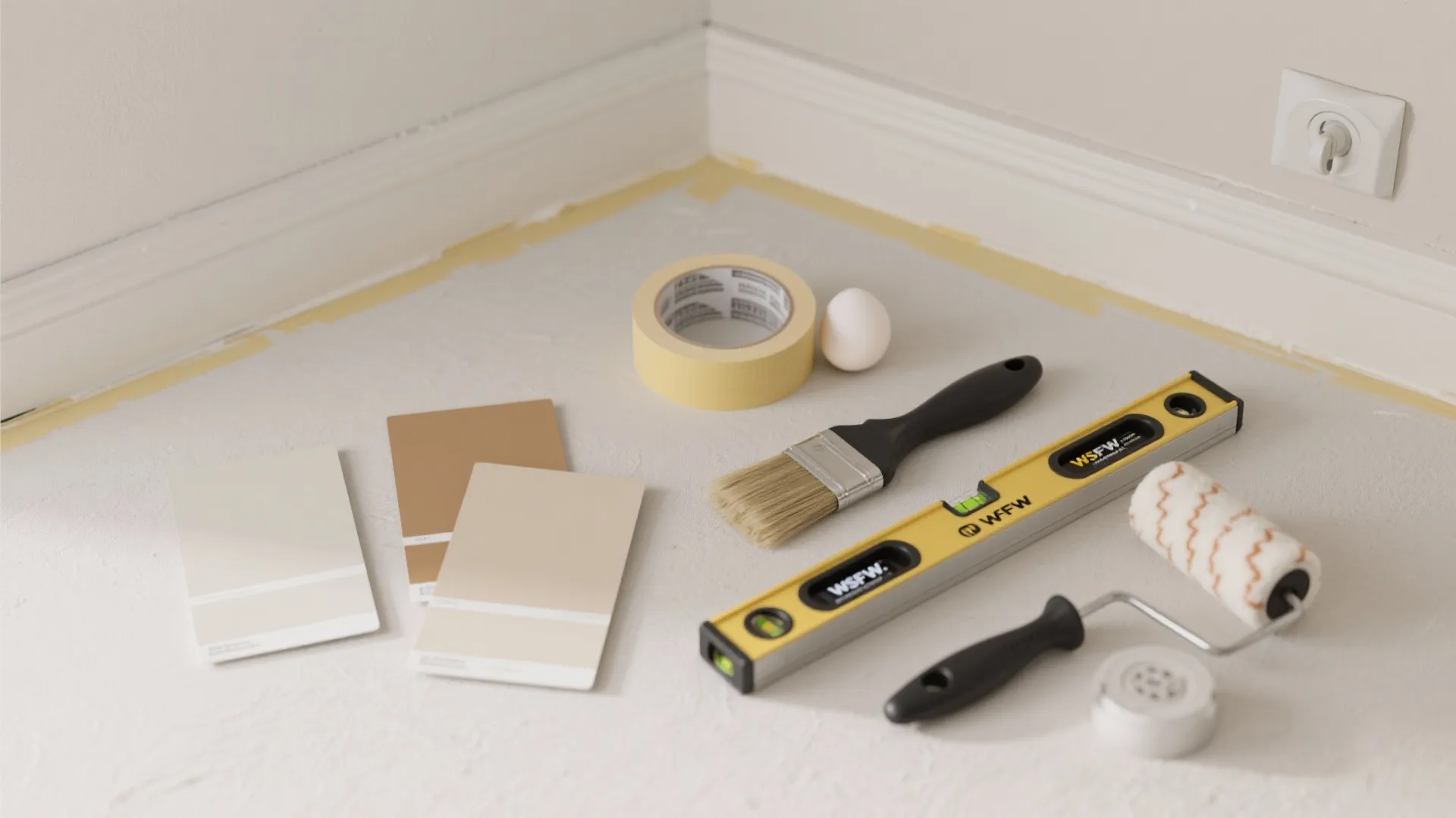 Painted Ceiling Border for a Faux Lift