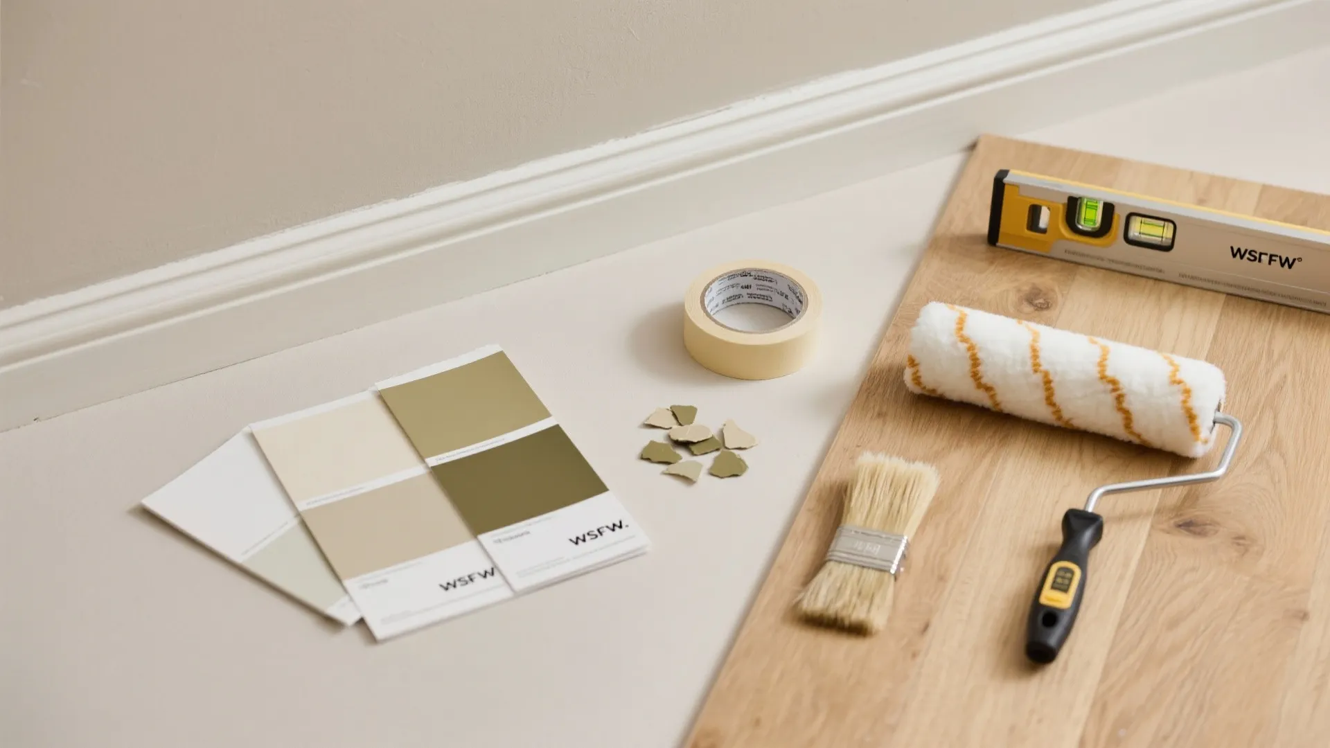 Two-Tone Painted Ceiling Borders