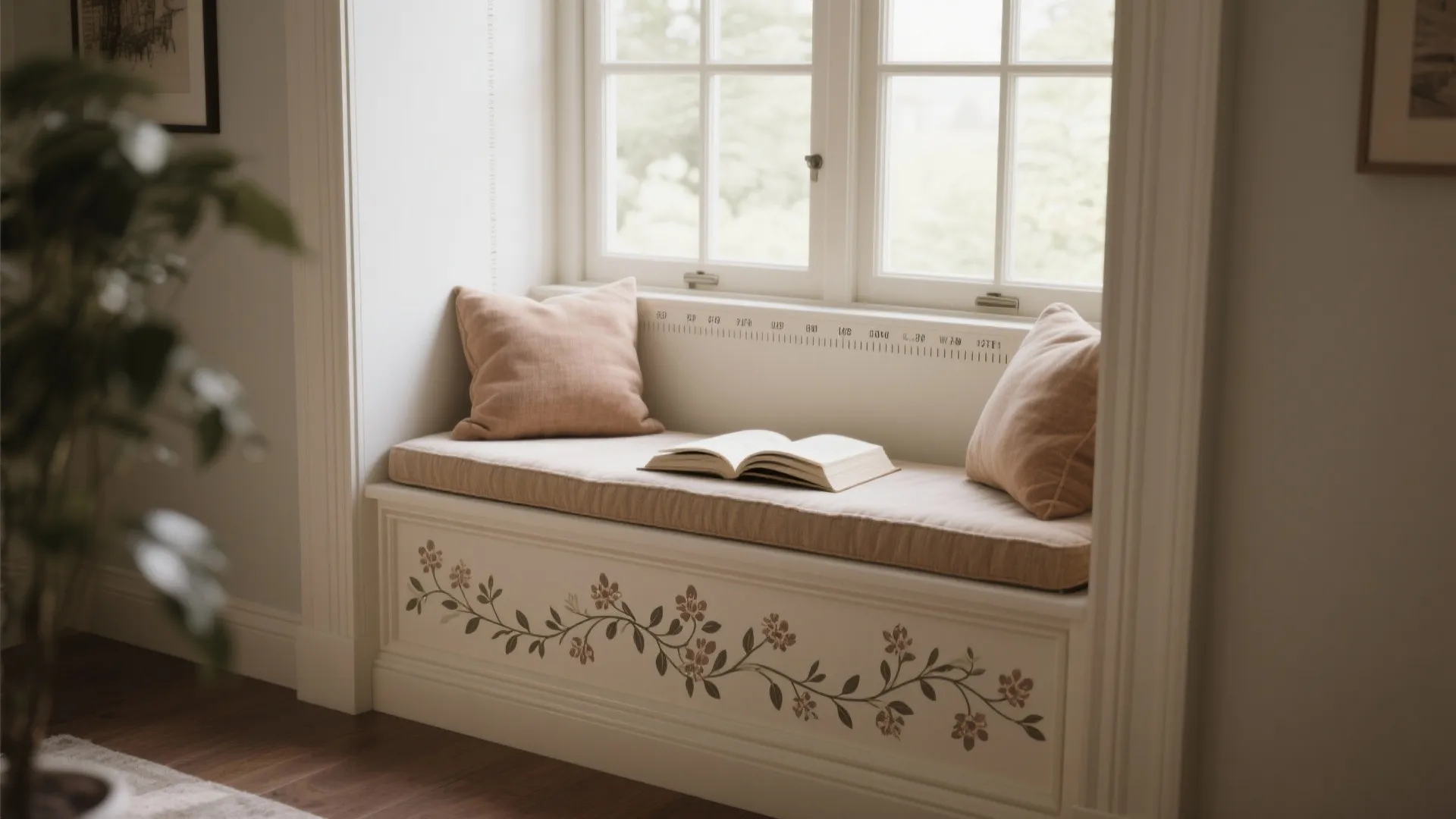 5. Custom Motif Borders to Frame Small Spaces