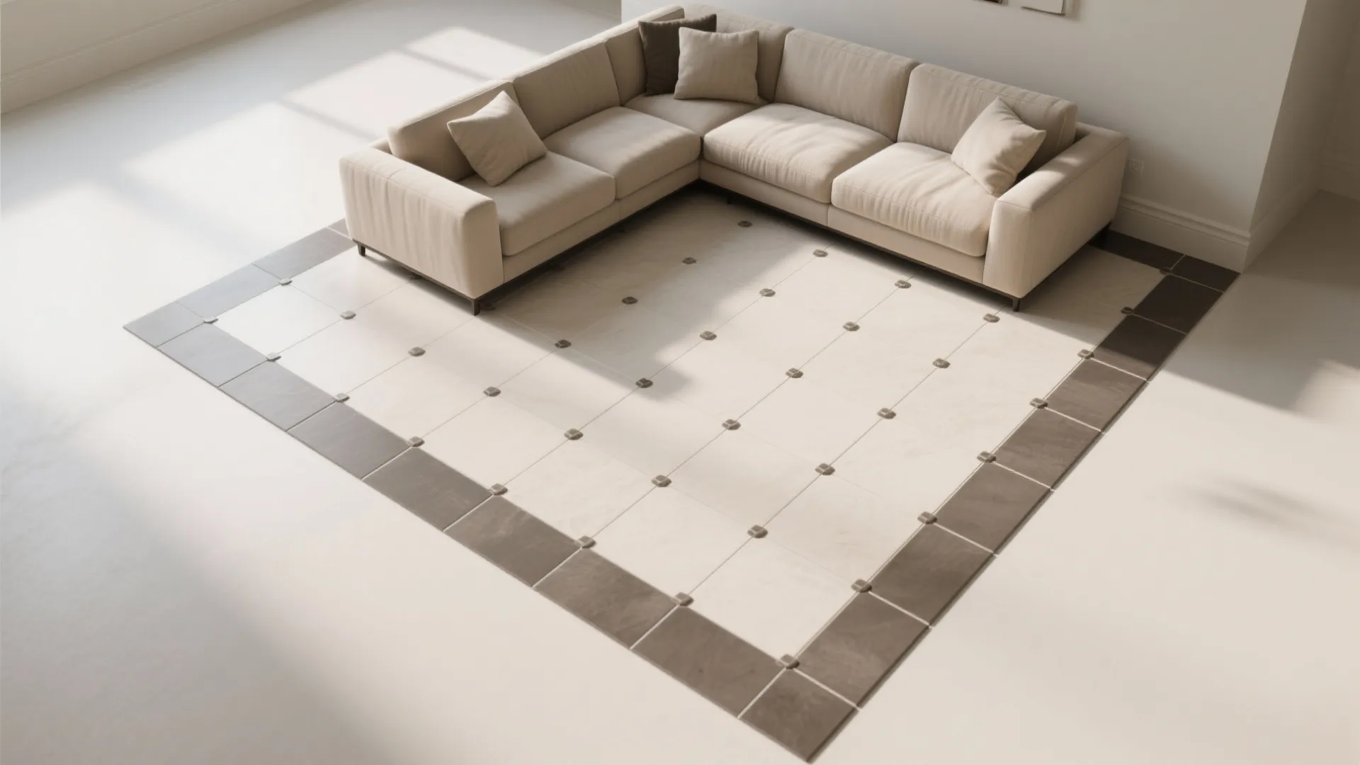 Subtle Borders to Zone an Open Plan