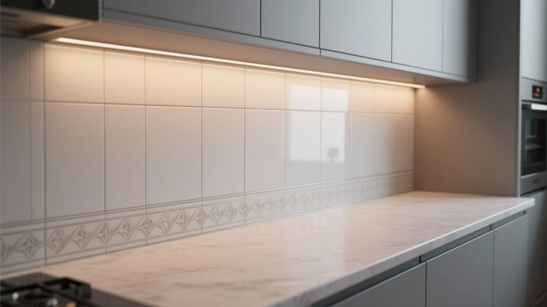 5. Border trim to define zones