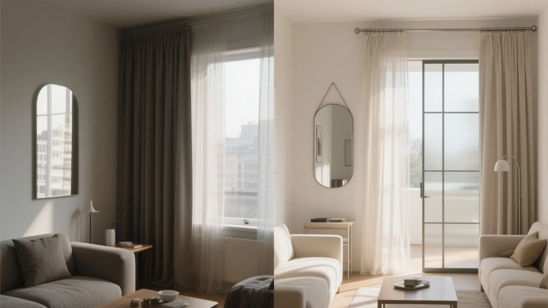 Borrowed Light: Mirrors, Sheer Layers, and Glass Moments