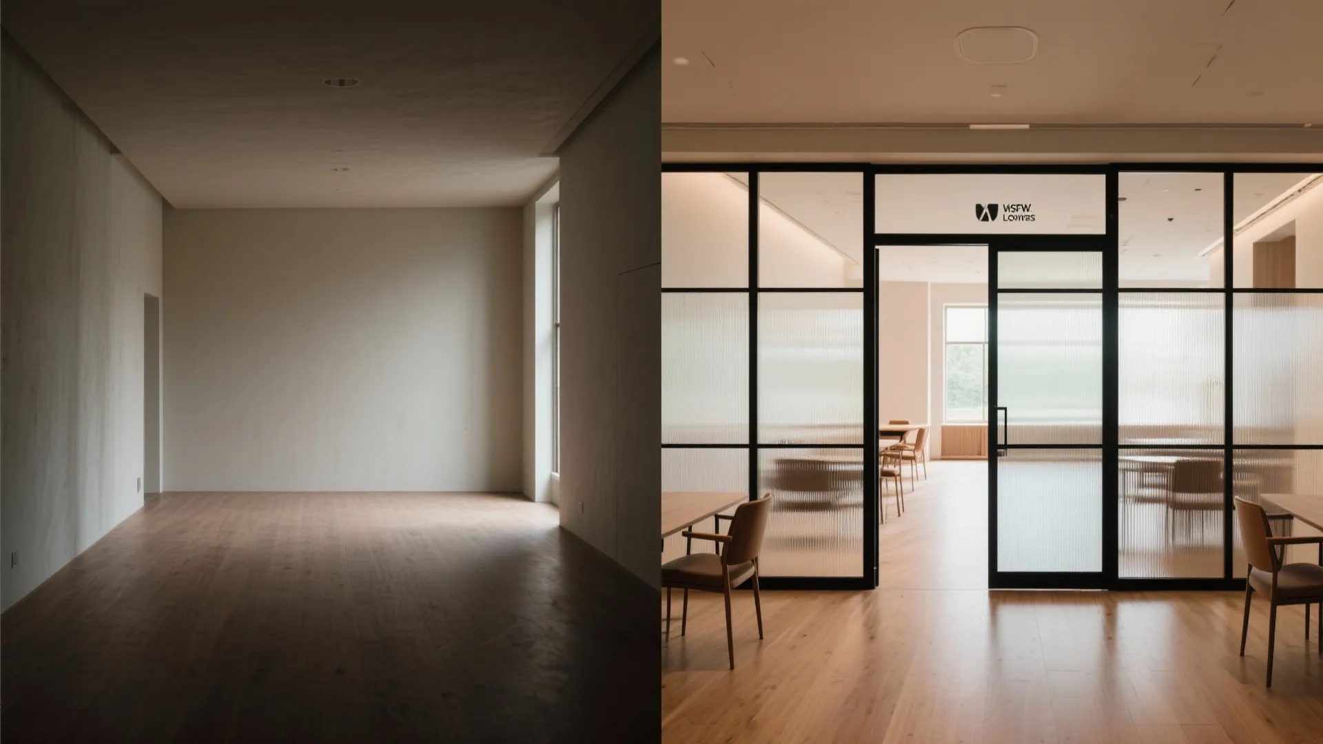 Glass Partition and Borrowed Light