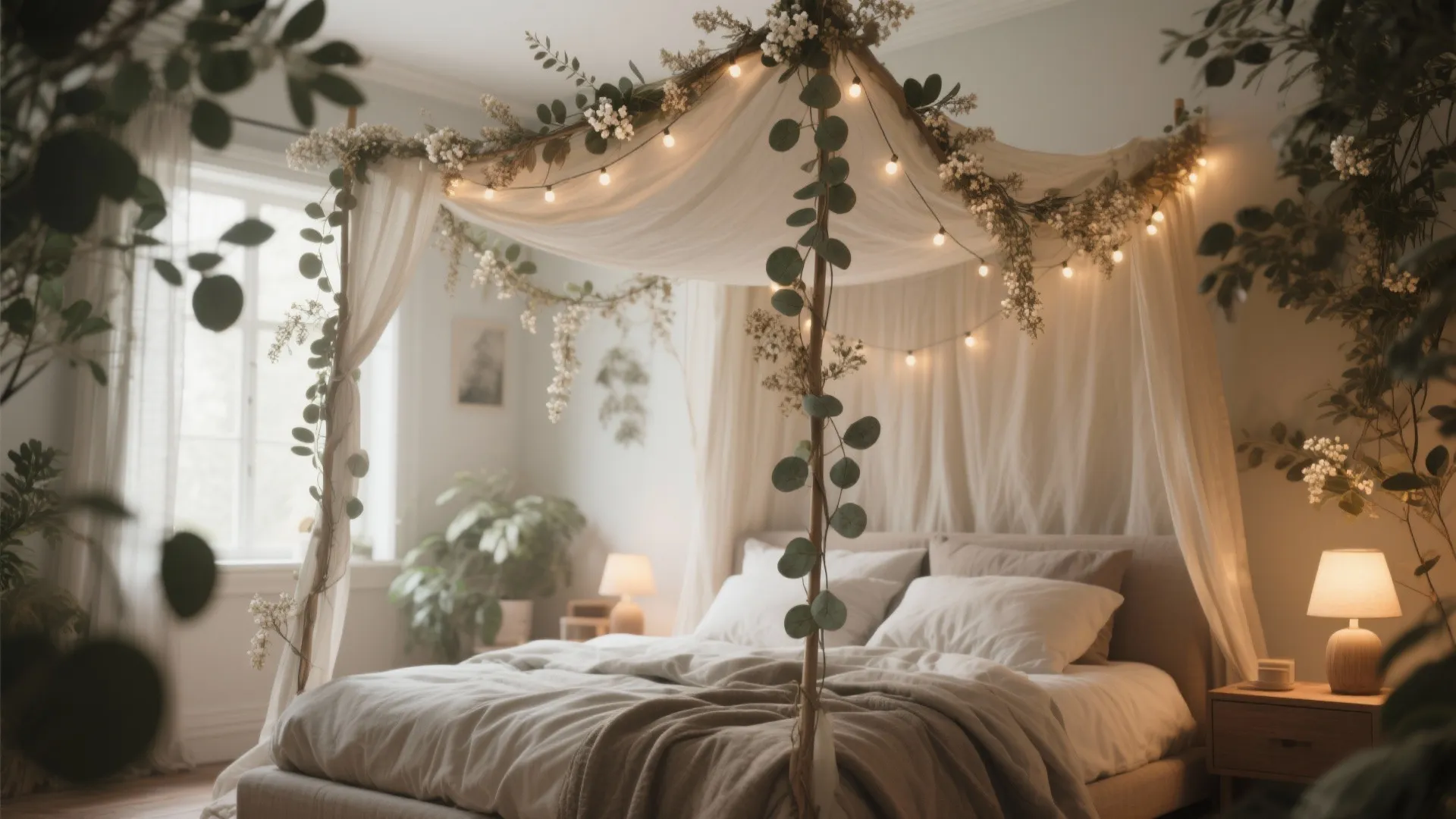 2. Botanical Bed Canopy