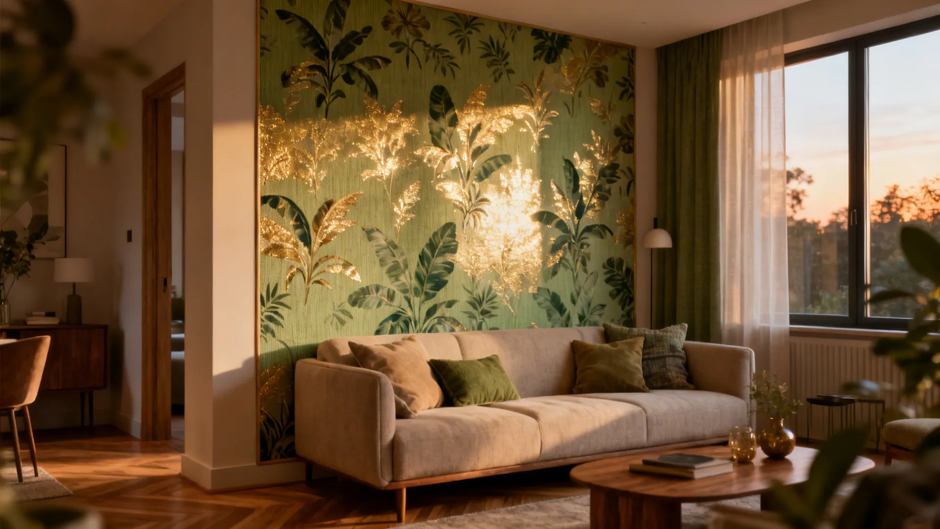5 Elegant Wallpaper Ideas for Living Rooms