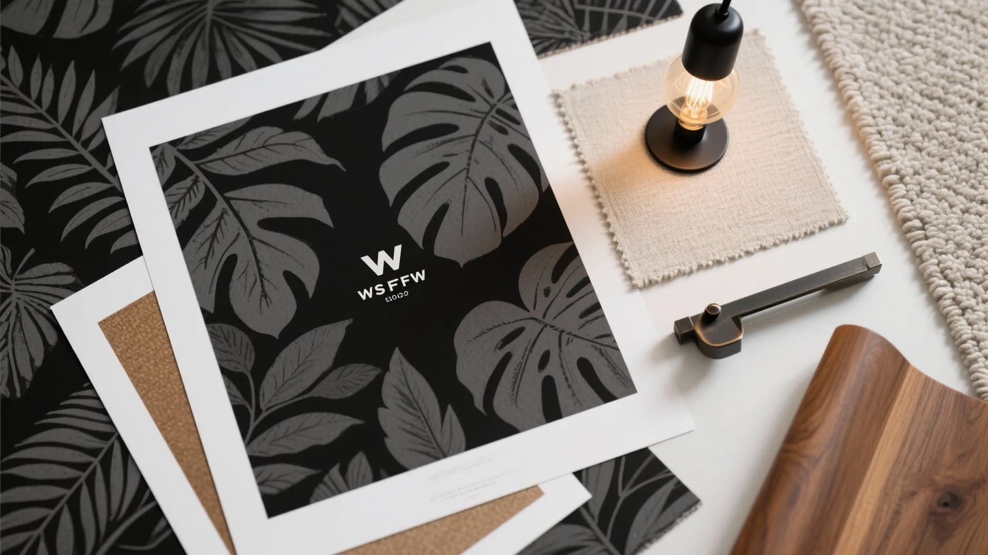 Botanical Noir: Organic Prints on Black