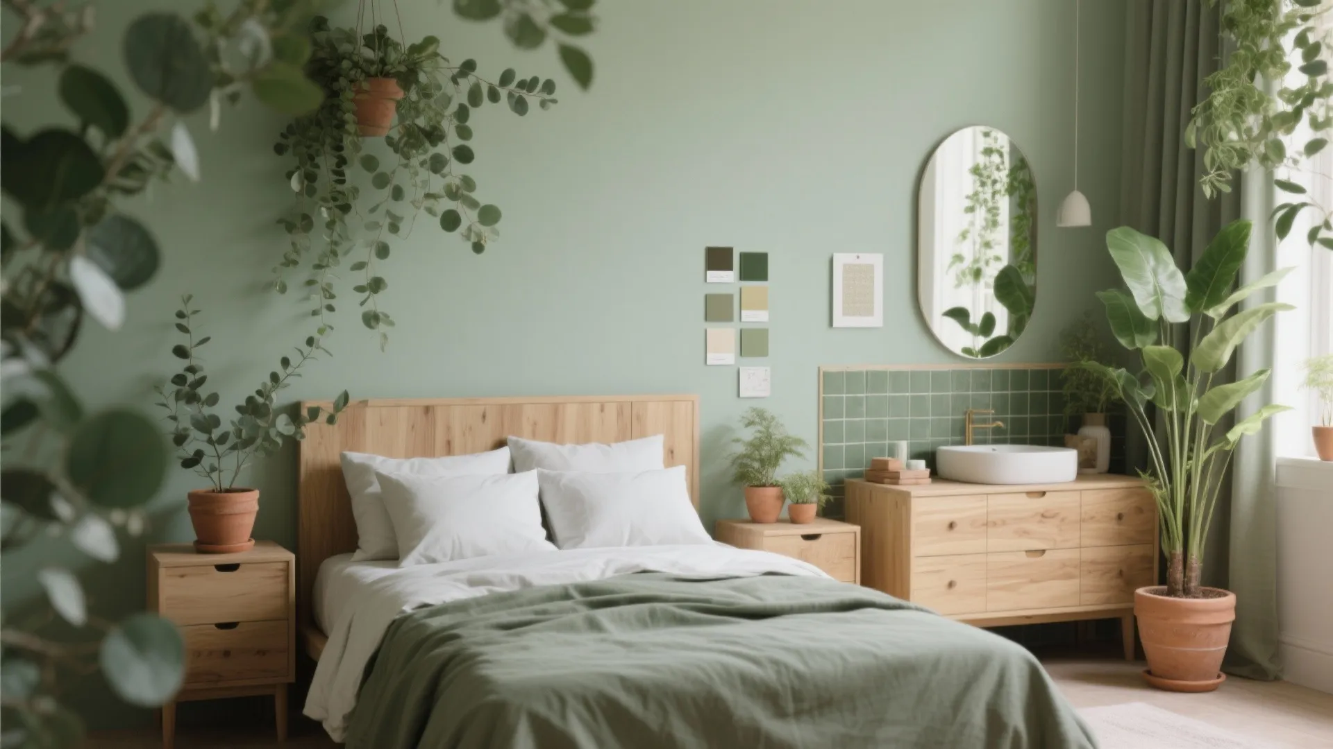 2. Soft, Botanical Greens