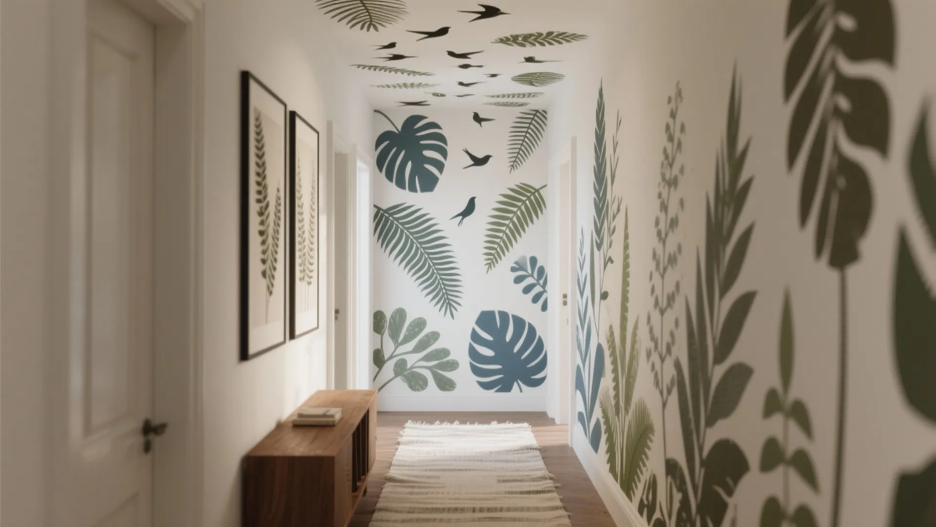 Botanical Gallery Wall with Peel-and-Stick Decals