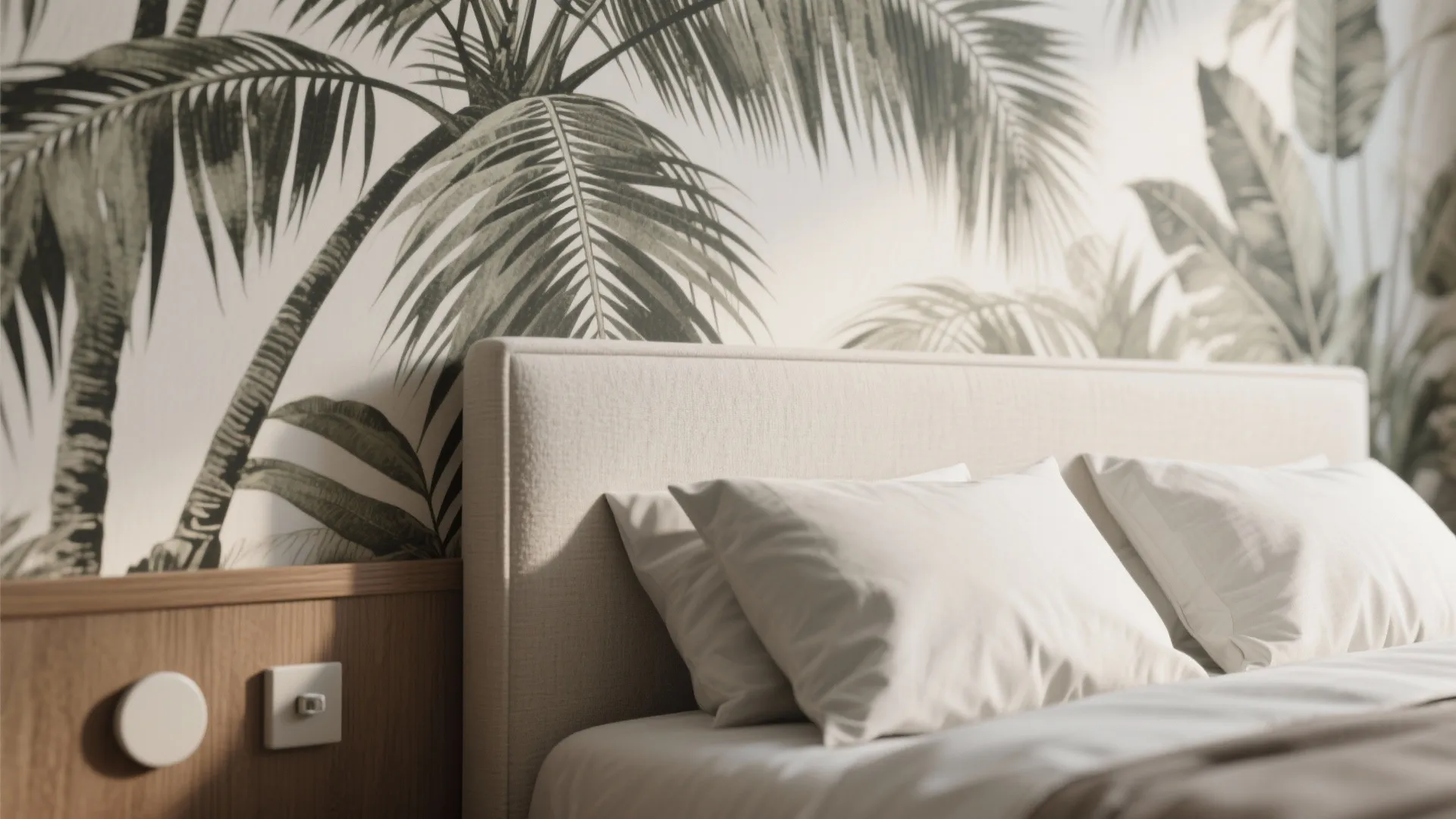 2. Use large-scale botanical prints sparingly