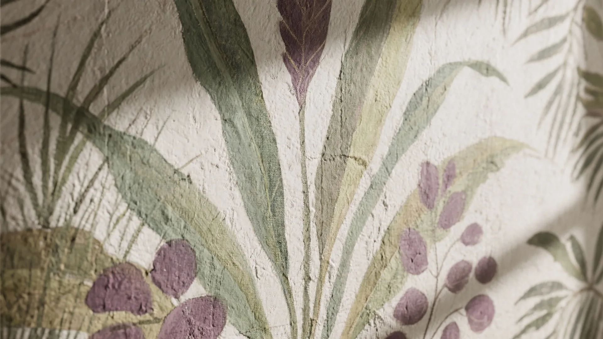 Botanical Murals and Textured Walls