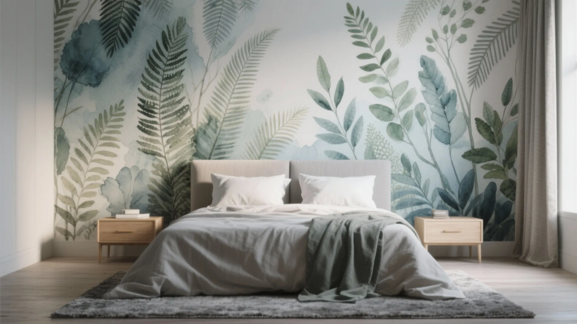 Biophilic Murals and Soft Florals