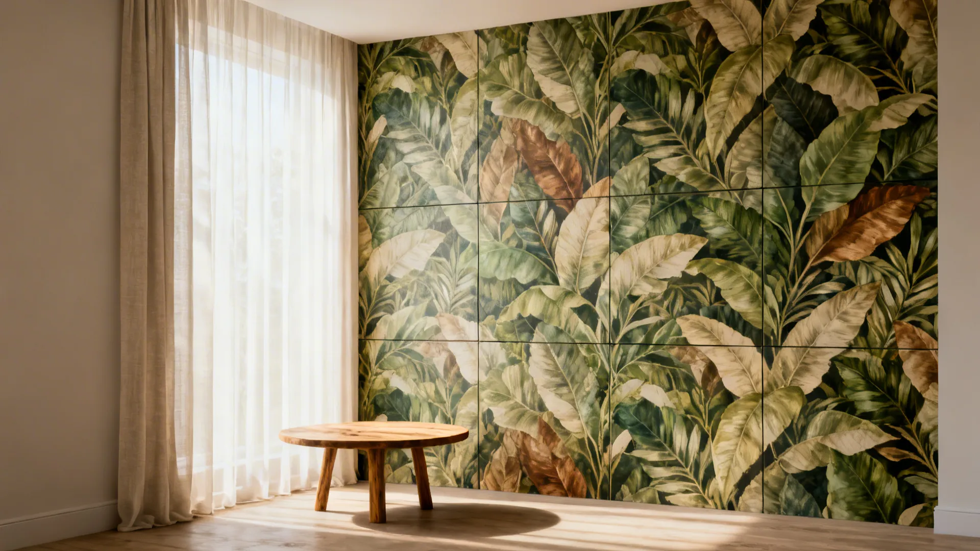 4. Oversized Wallpaper or Mural