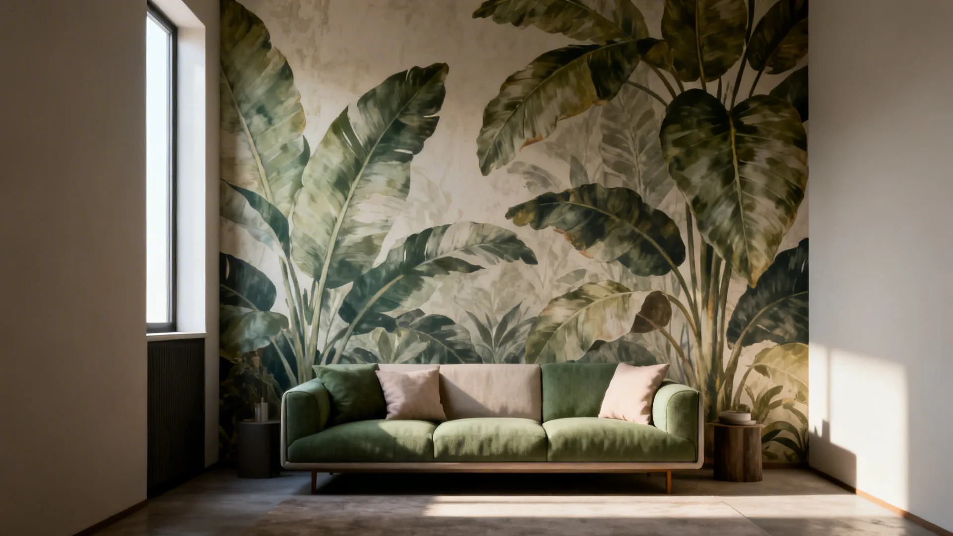 2. Large-Scale Botanical Murals