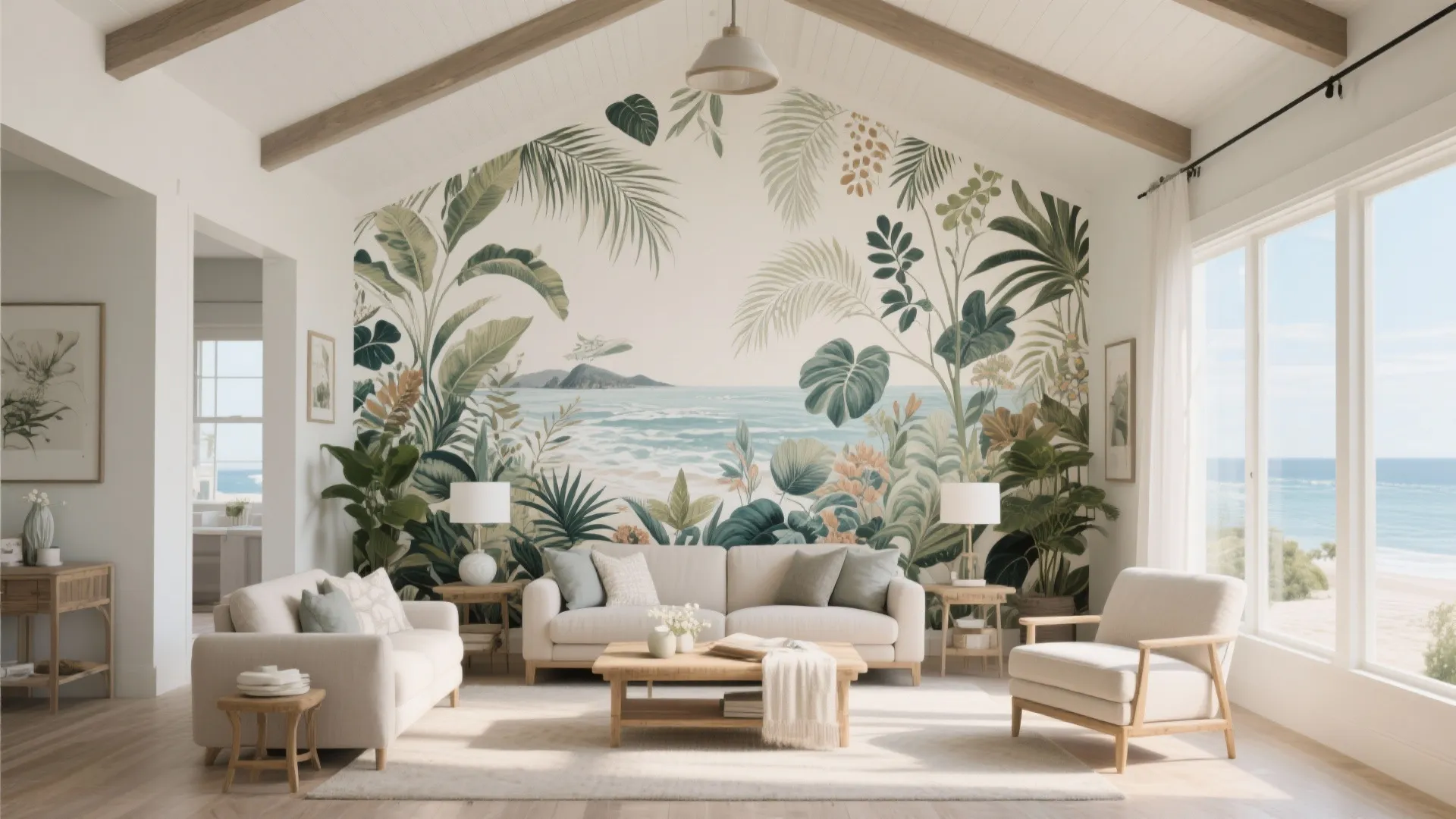 6. Large-Scale Wallpaper Murals