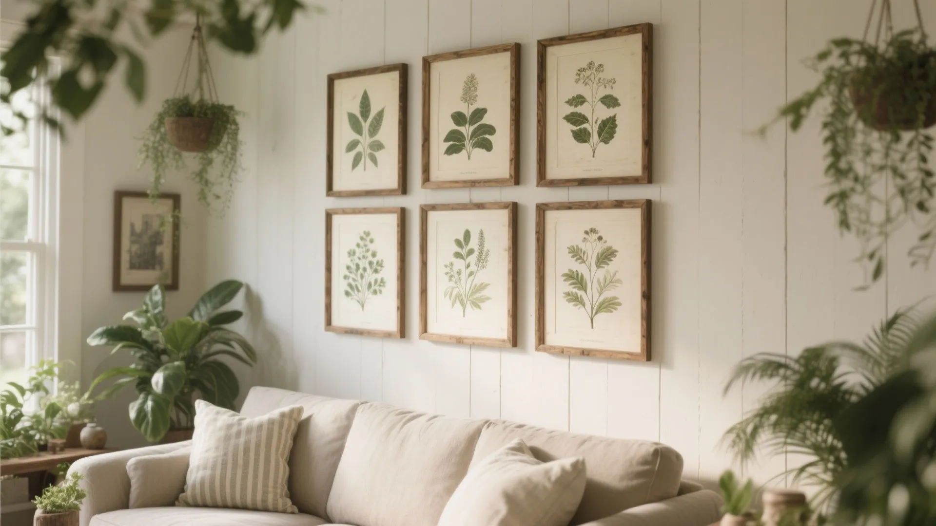 8. Framed Botanical Prints