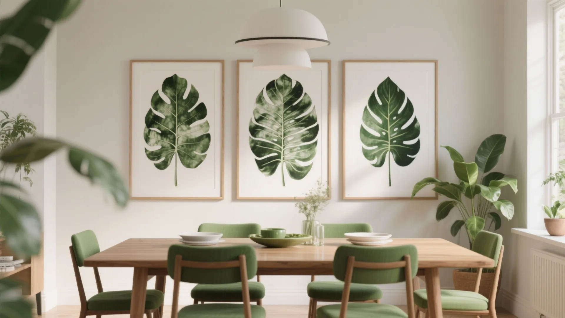 5. Oversized Botanical Prints