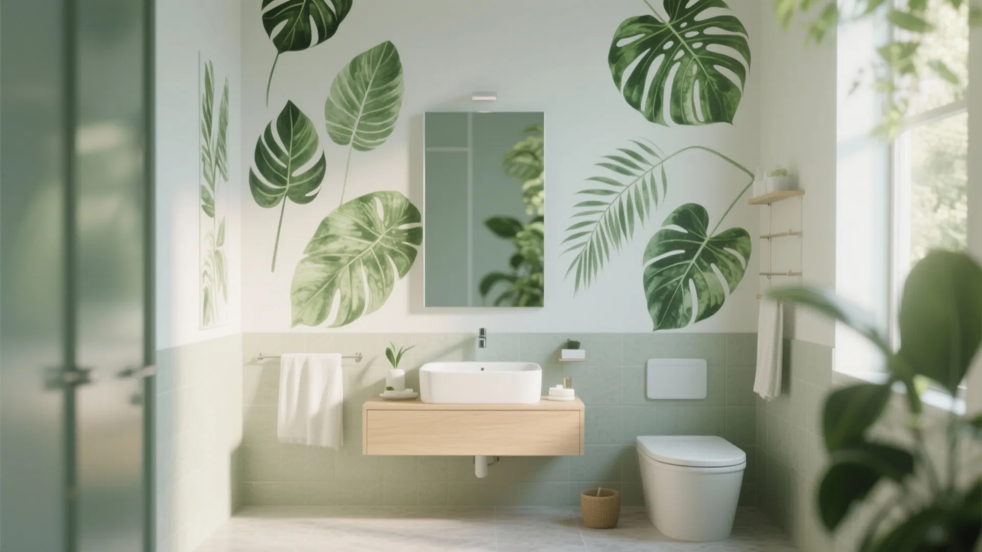 4. Botanical Prints for a Spa Vibe