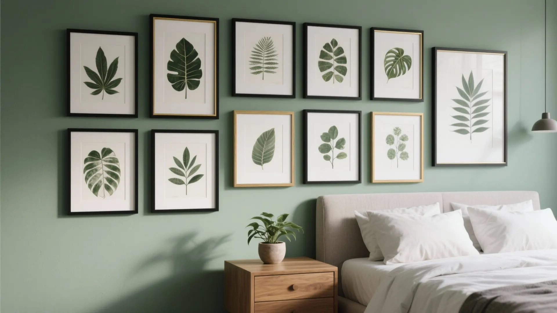 1. Botanical Prints with Thin Frames