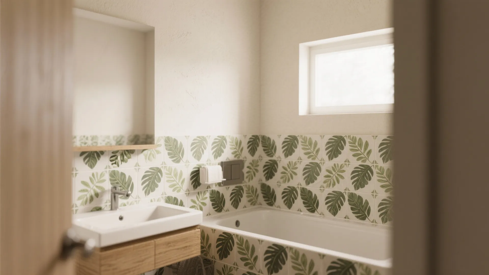 1. Play with Botanical Tiles