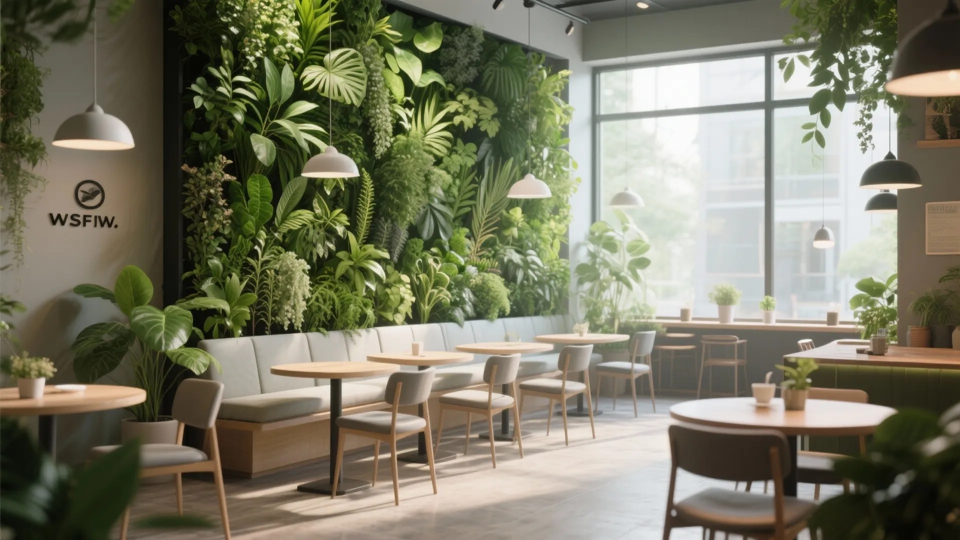 2. Botanical Wall Installations