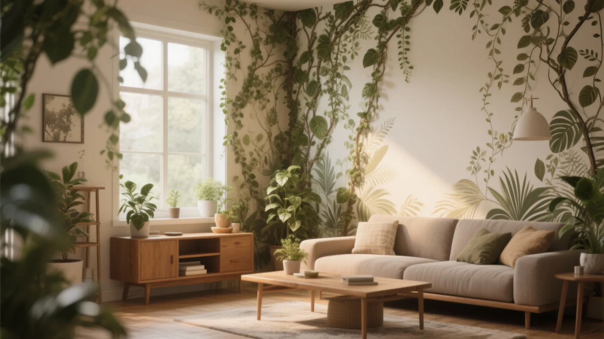 Botanical & Nature-Inspired Wall Drawings