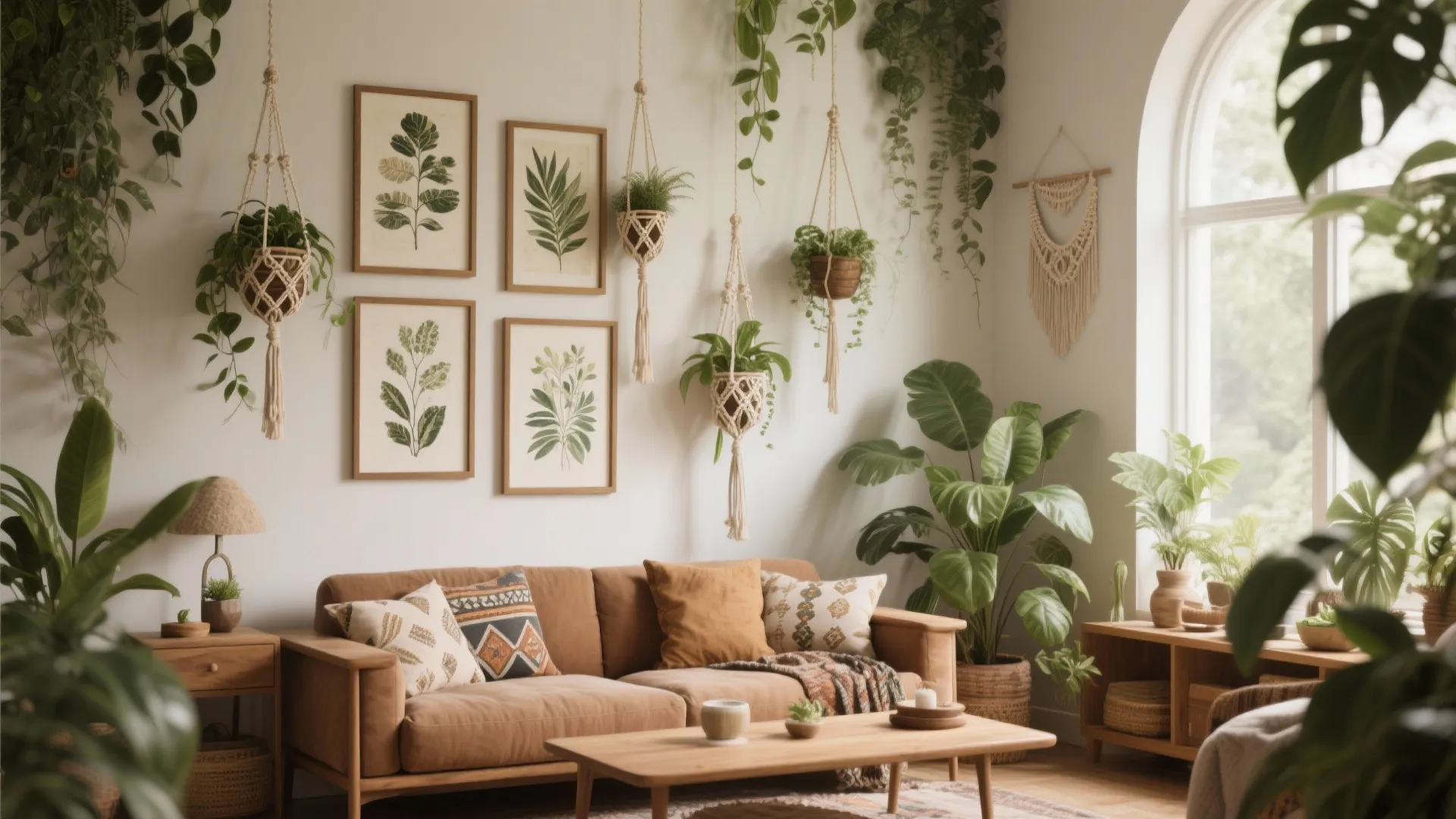 Botanical Prints & Hanging Plants