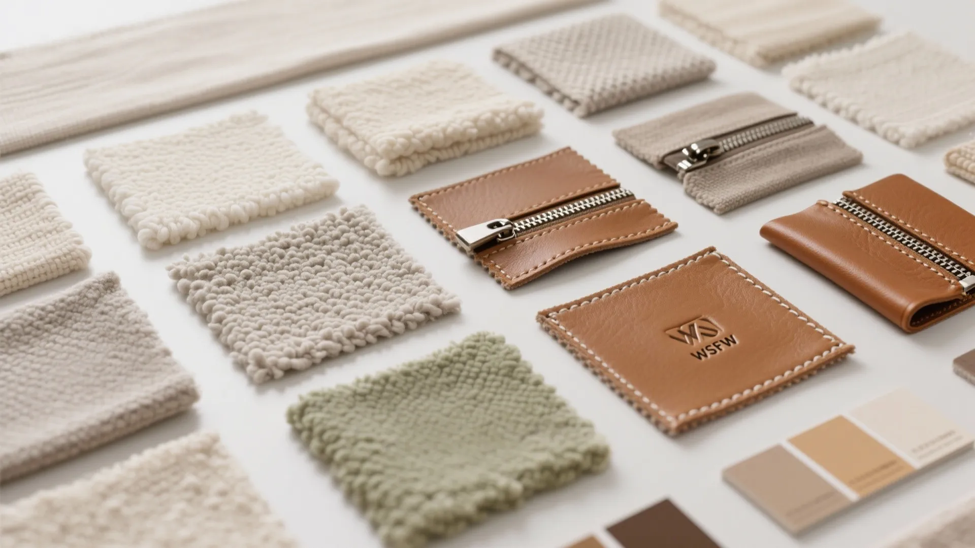 3) Texture-mix duo: bouclé meets leather for balance