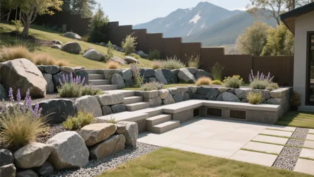 5 Boulder Retaining Wall Design Ideas