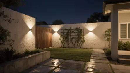 Boundary wall light design: 5 ideas that work