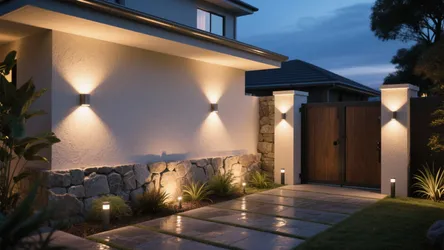 5 Outdoor Boundary Wall Light Ideas
