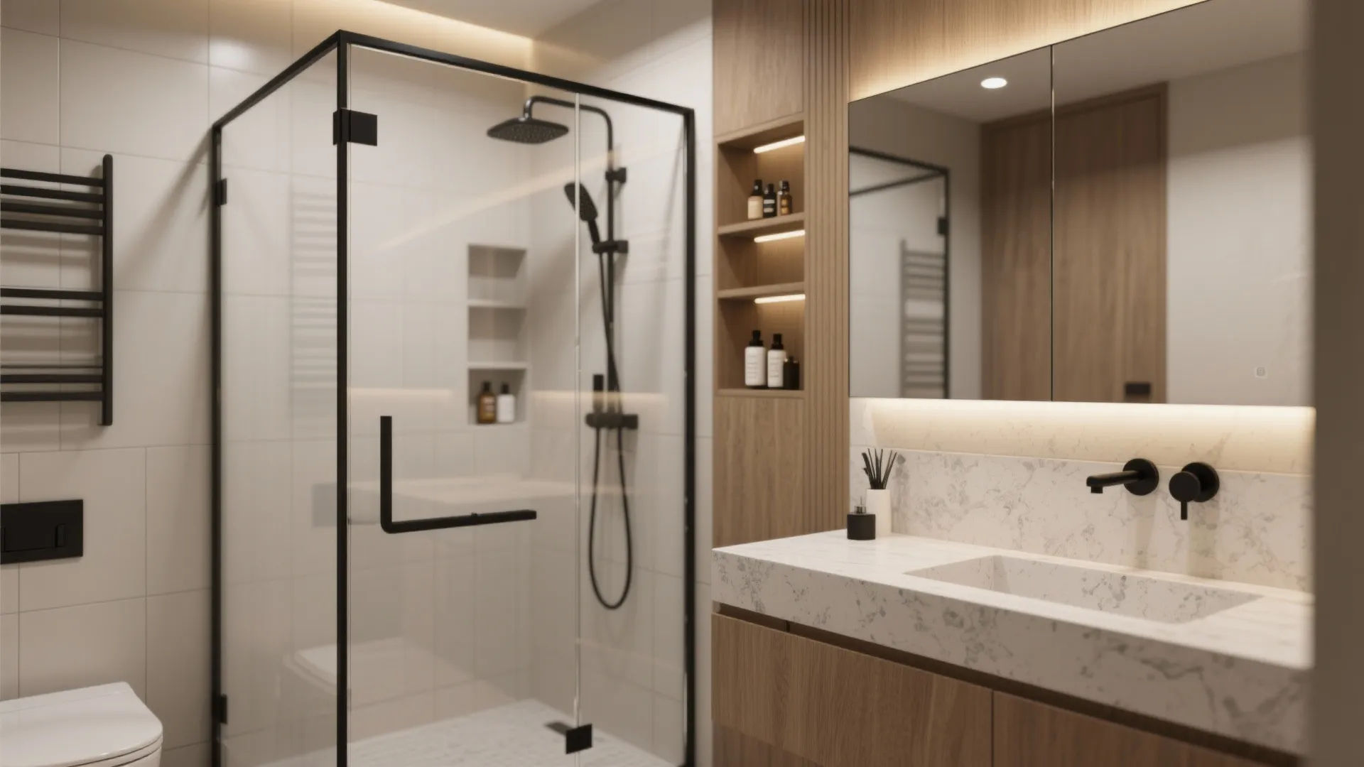4. Prioritize bathroom planning like a boutique hotel