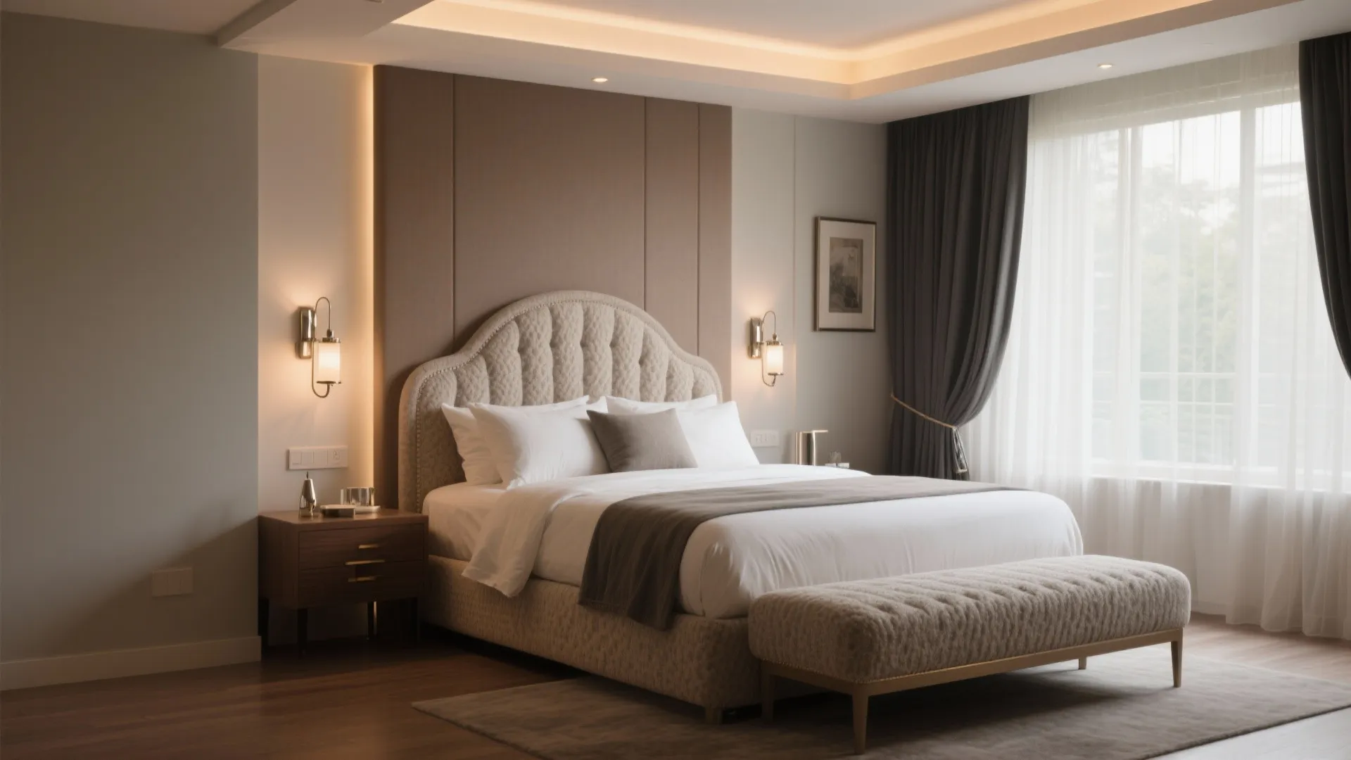 Primary suite like a boutique hotel