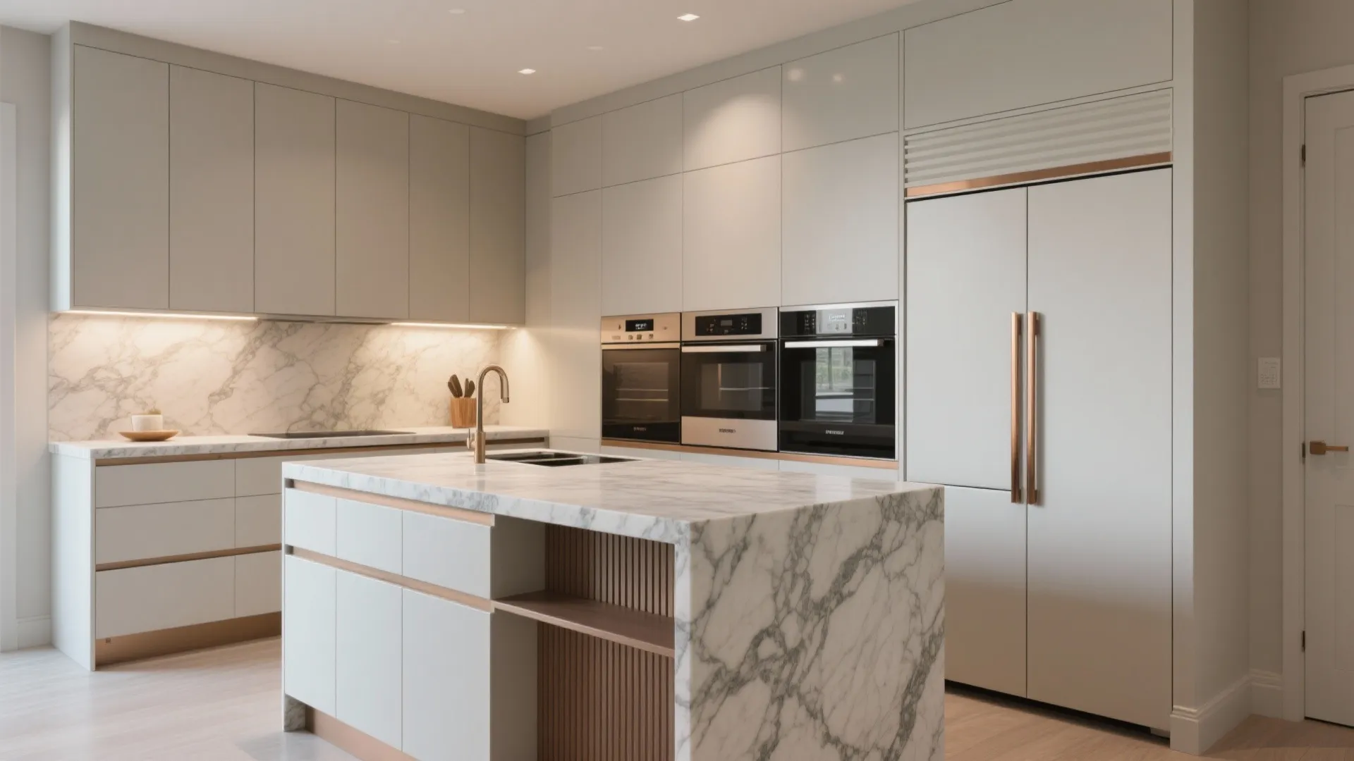 Boutique-hotel kitchens in compact footprints