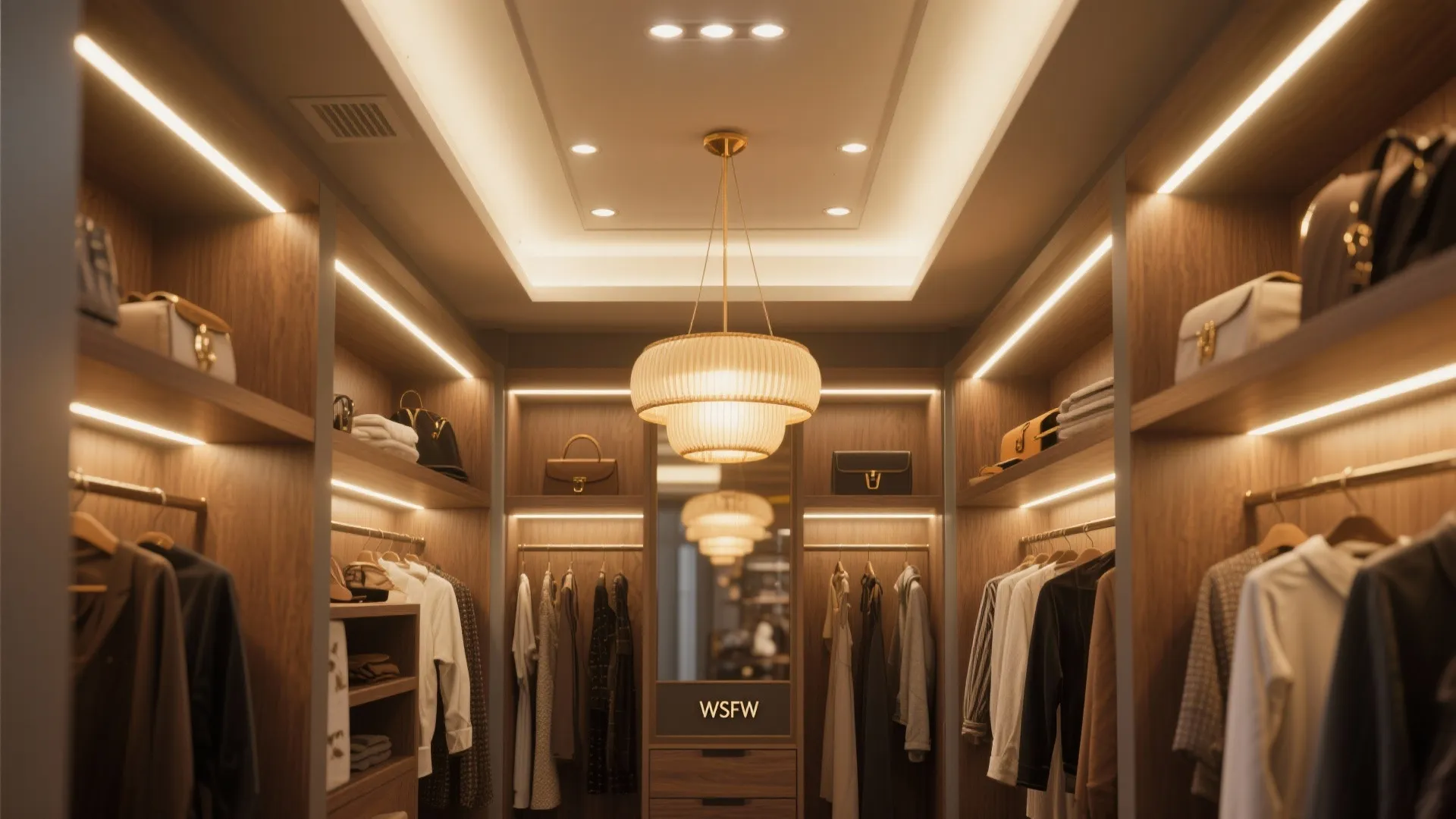 Boutique-style lighting layers