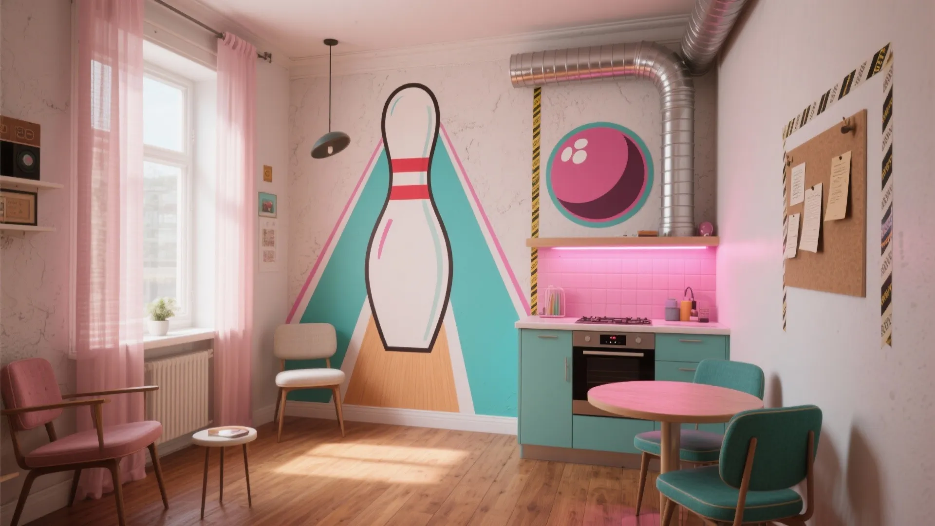 Bowling Spray Paint Walls: 5 Creative Ideas: How I turned tiny rooms into playful bowling-themed spaces with spray paint, clever masking, and budget-friendly finishes