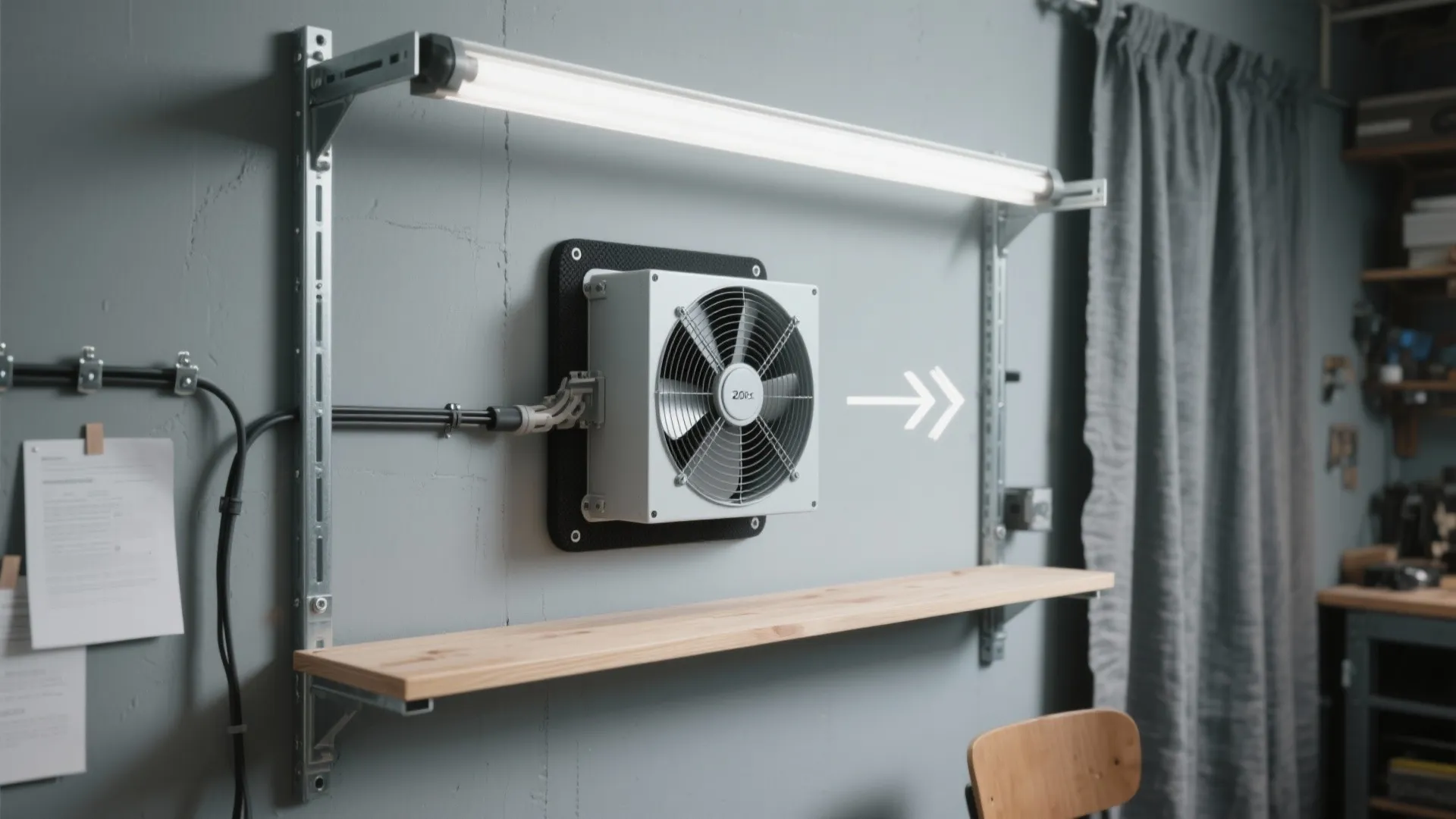 Box Fan Wall Mount DIY: Creative Space-Saving Guide: Fast-Track Guide to Mounting a Box Fan on Your Wall in 1 Minute