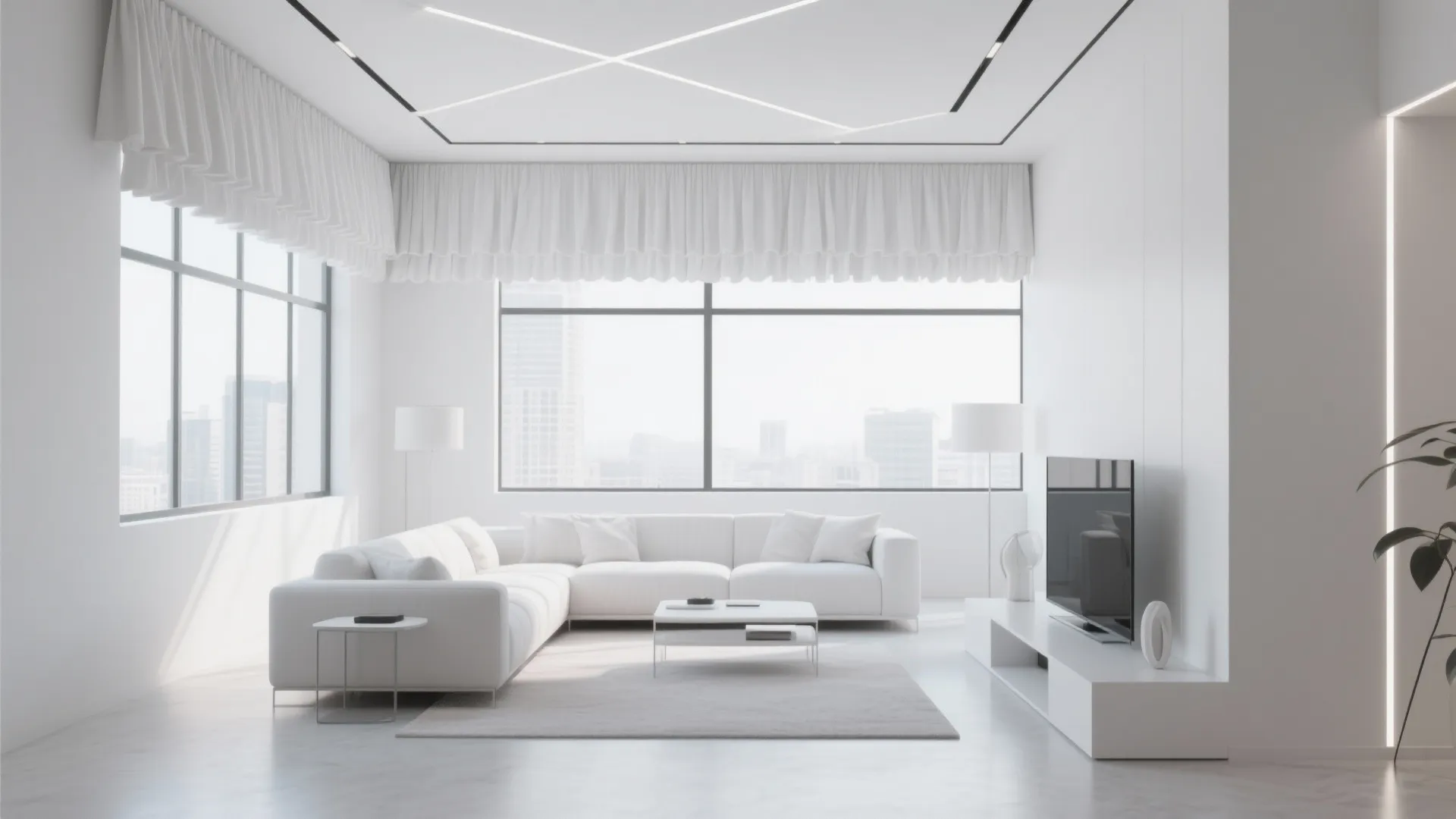 5. Contemporary Box Pleat Valance