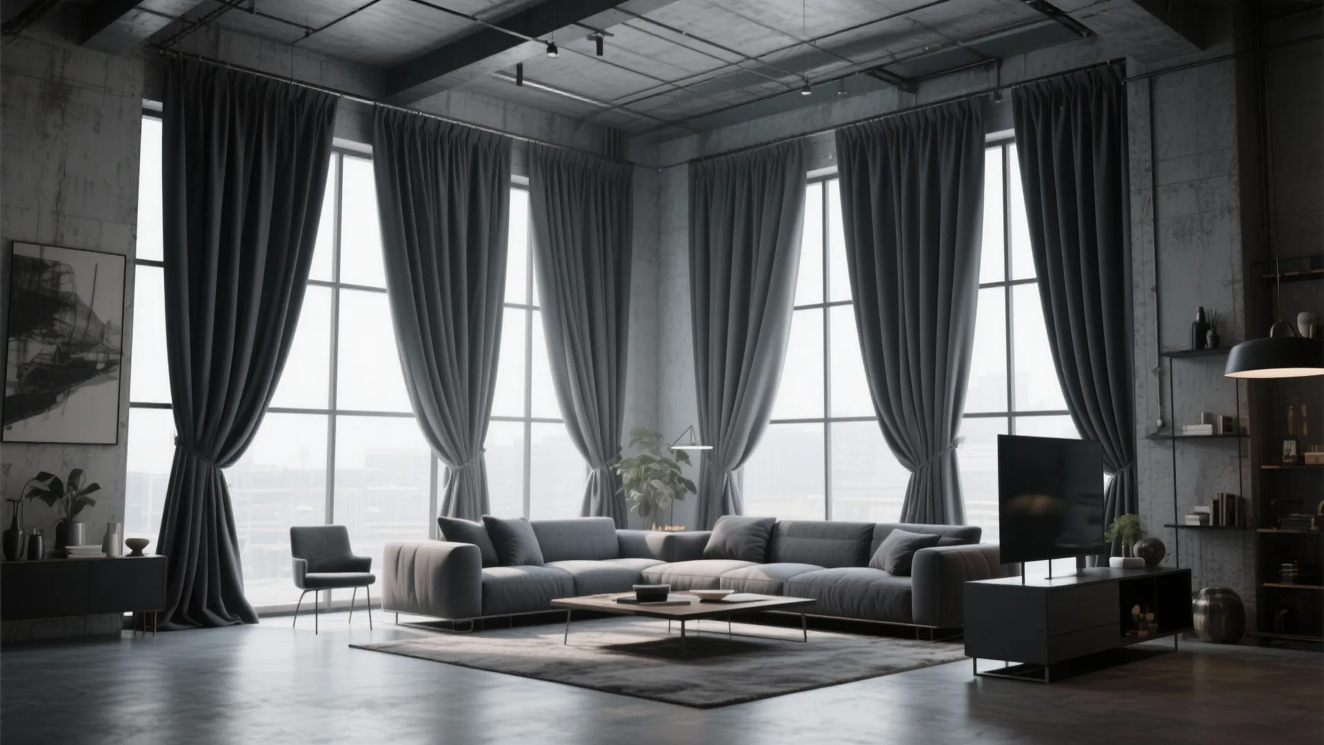 3. Box Pleats for Bold Minimalism