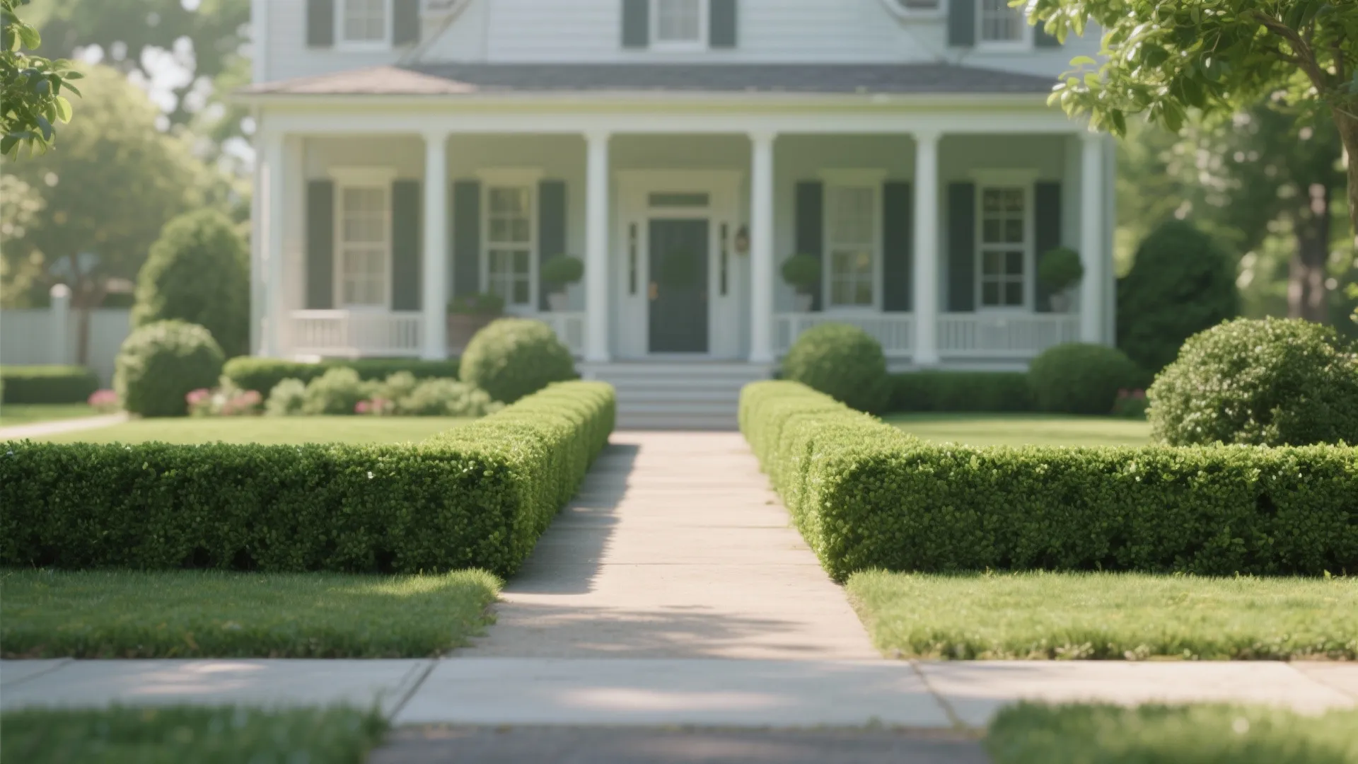 3. Classic Boxwood Borders