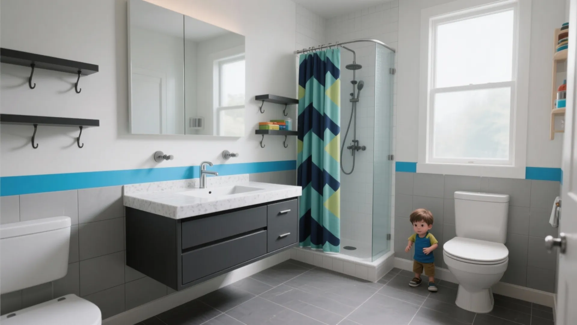 5 Boys Bathroom Ideas That Are Practical and Cool: Small-space tested: 5 boys bathroom ideas that balance style, storage, and easy clean-up—straight from my real projects