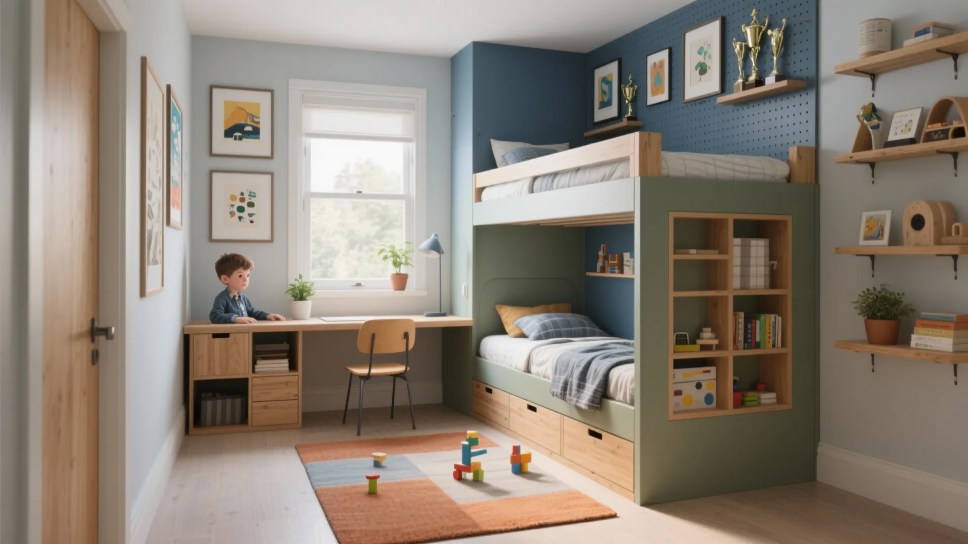 Boy Kids Room Ideas for Small Rooms That Feel Less Cramped
