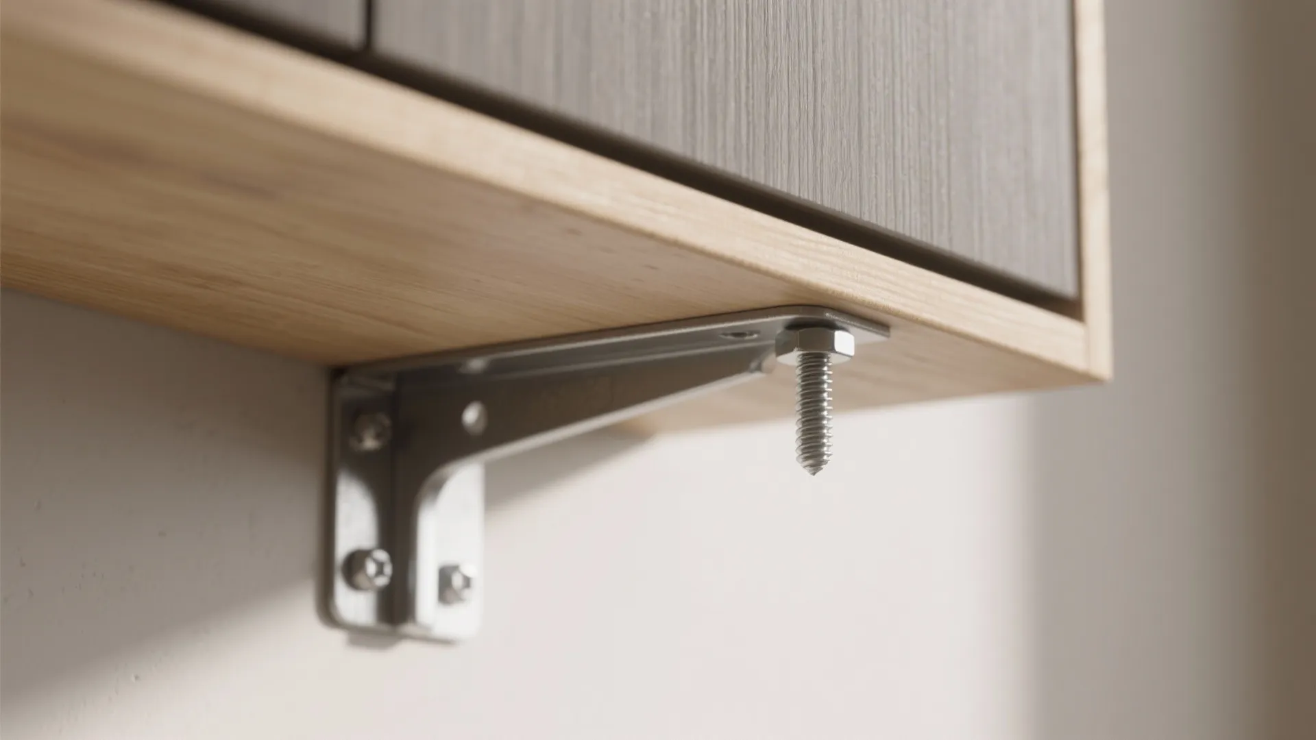 Slimline Floating Almirah with Concealed Brackets