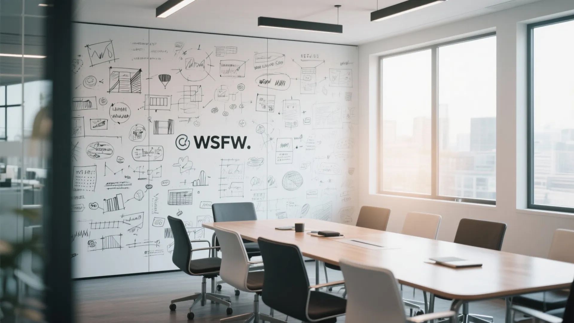 1. Floor-to-Ceiling Brainstorm Wall