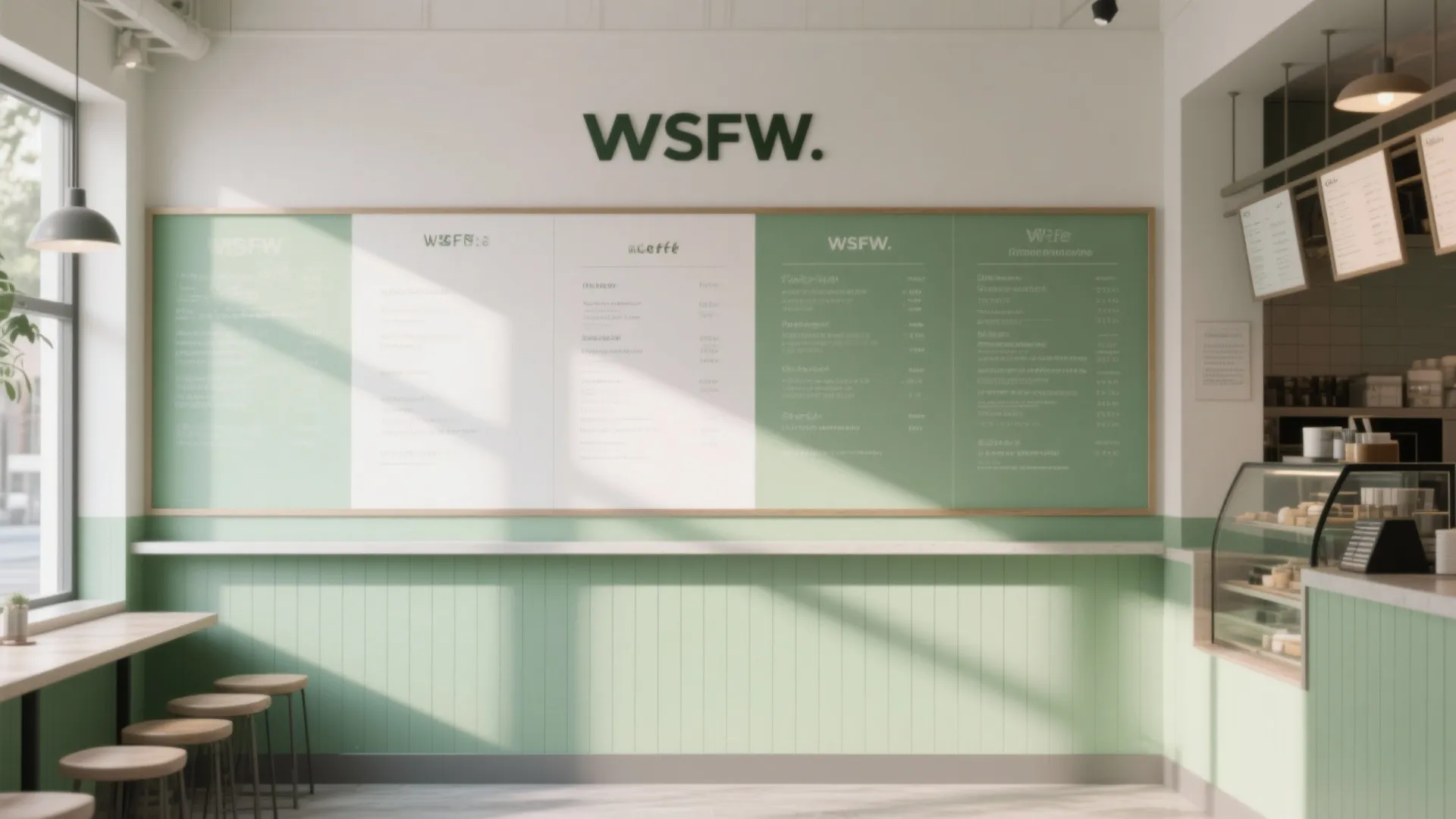 Brand Color Blocking with Accent Stripe