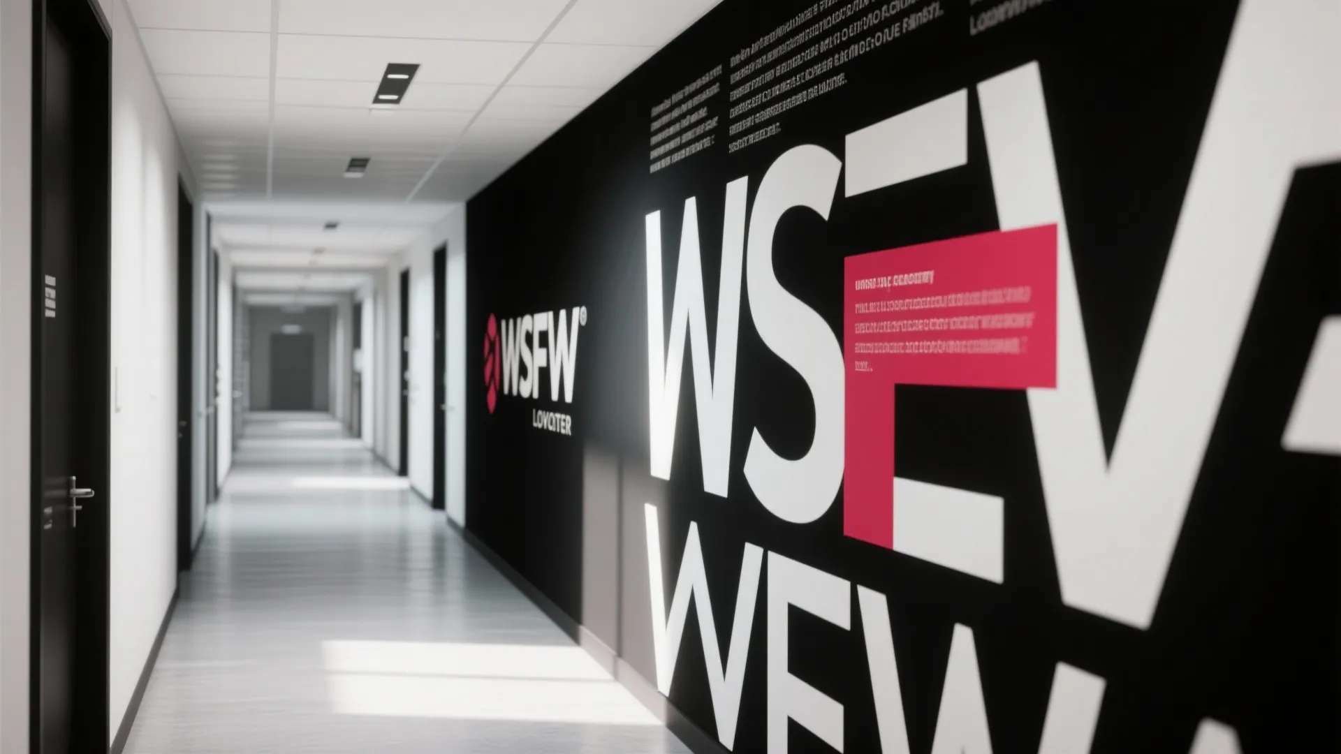 Brand Story Feature Wall with Graphic Prints